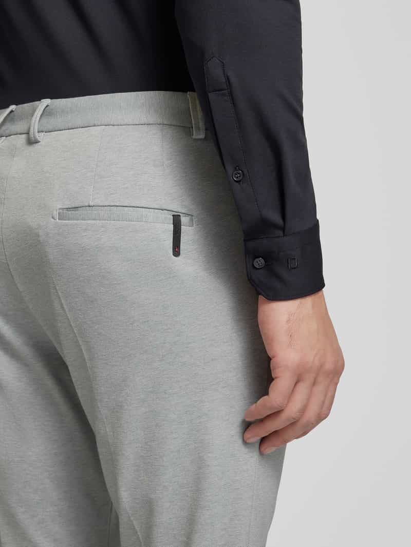 CINQUE Slim fit stoffen broek in gemêleerde look model 'Bodo'