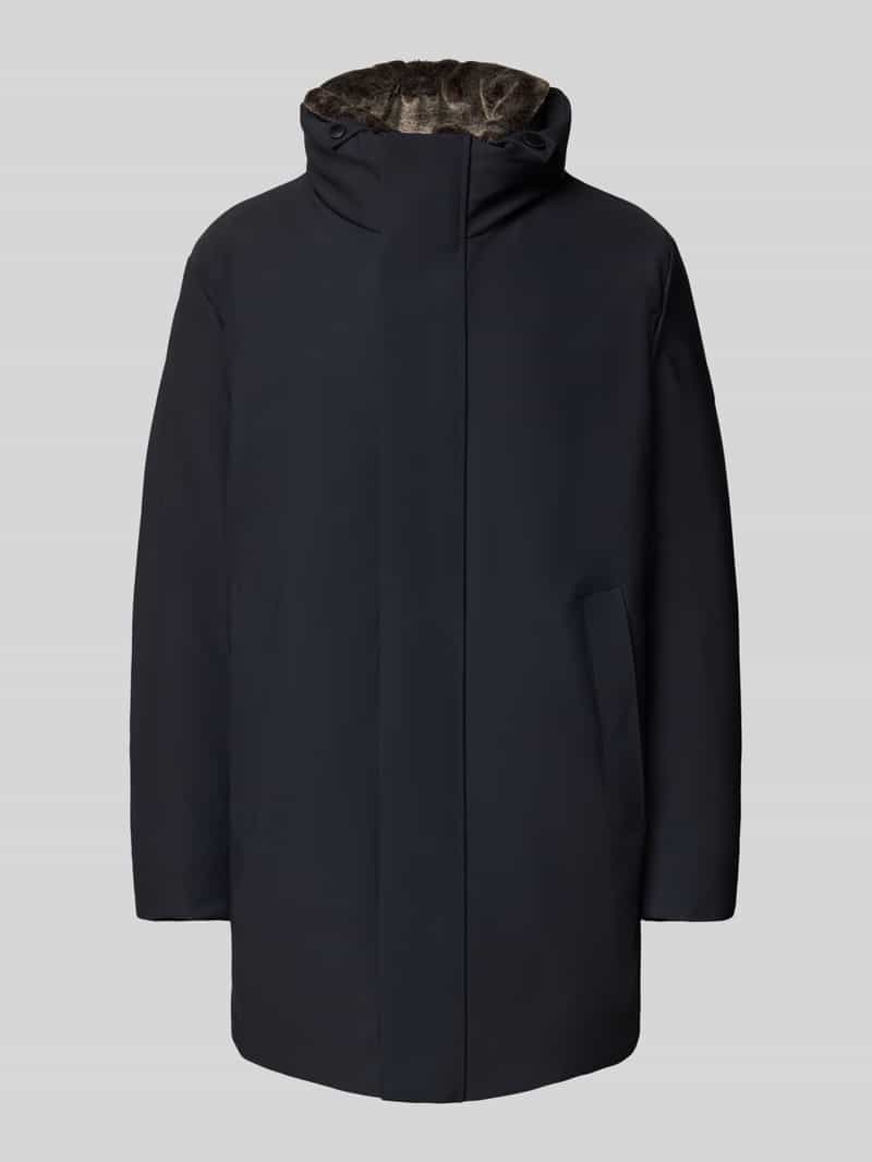 Strellson Regular fit parka met afneembare kraag van imitatiebont