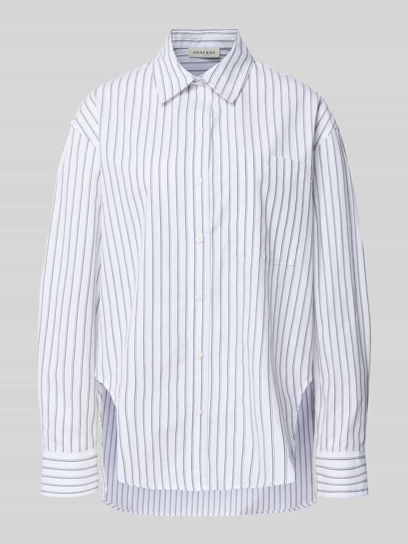 Anine Bing Regular fit overhemdblouse van katoen