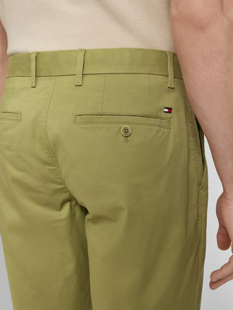 Tommy Hilfiger Straight leg korte chino met achterzakken model 'HARLEM'