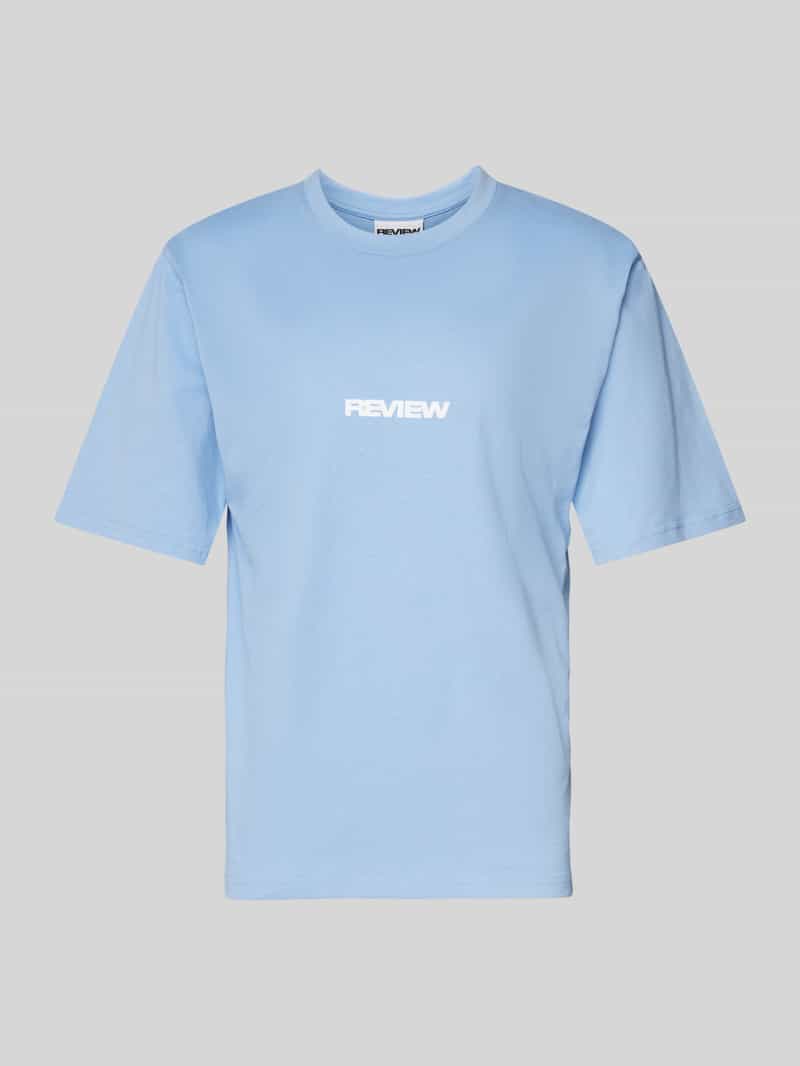 REVIEW T-shirt met labelprint