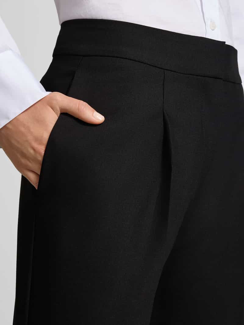 HUGO Wide leg stoffen broek met viscose model 'HAMAIA'
