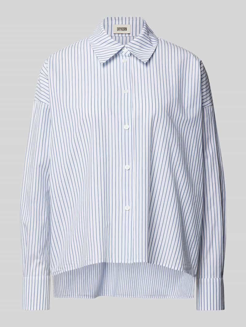 drykorn Regular fit overhemdblouse met extra brede schouders