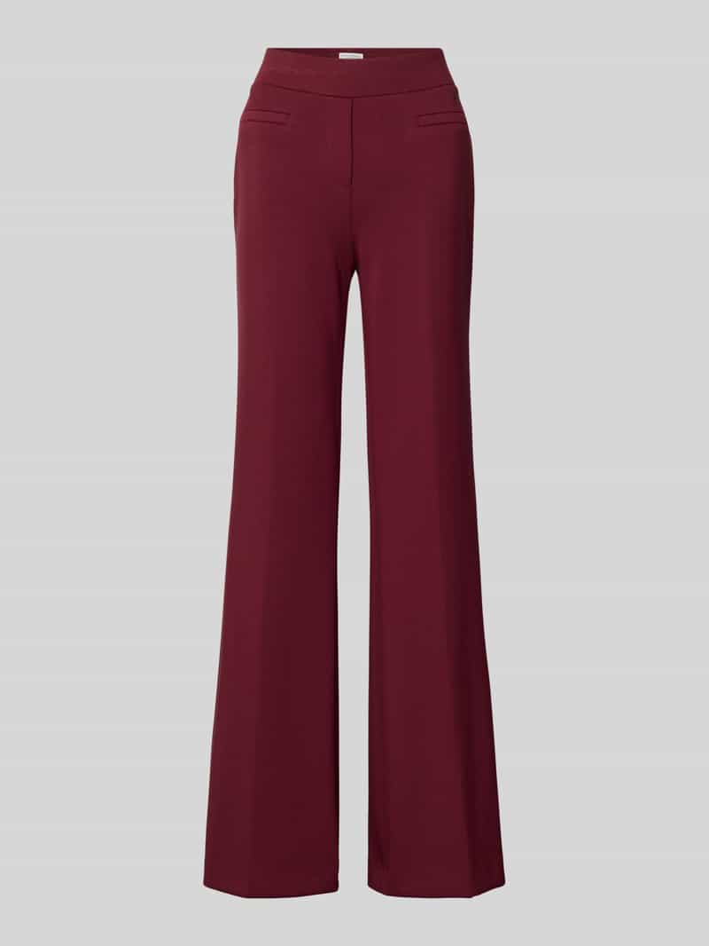 Christian Berg Woman Flared fit stoffen broek van viscosemix
