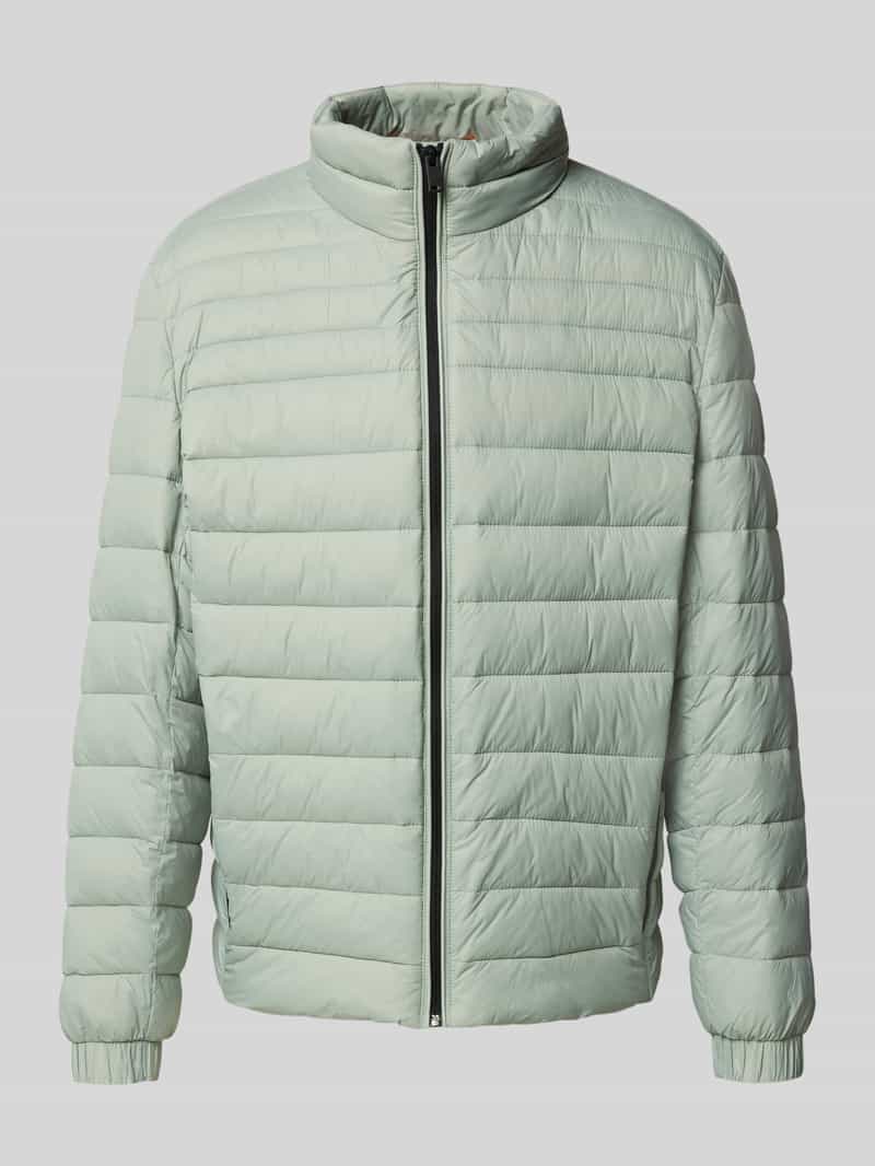 Boss Orange Slim fit gewatteerd jack met opstaande kraag model 'ODEN2'