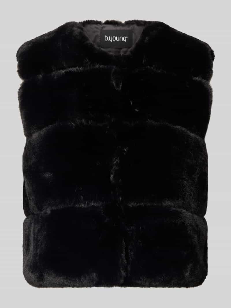 b.Young Regular fit gilet van imitatiebont model 'Askana'