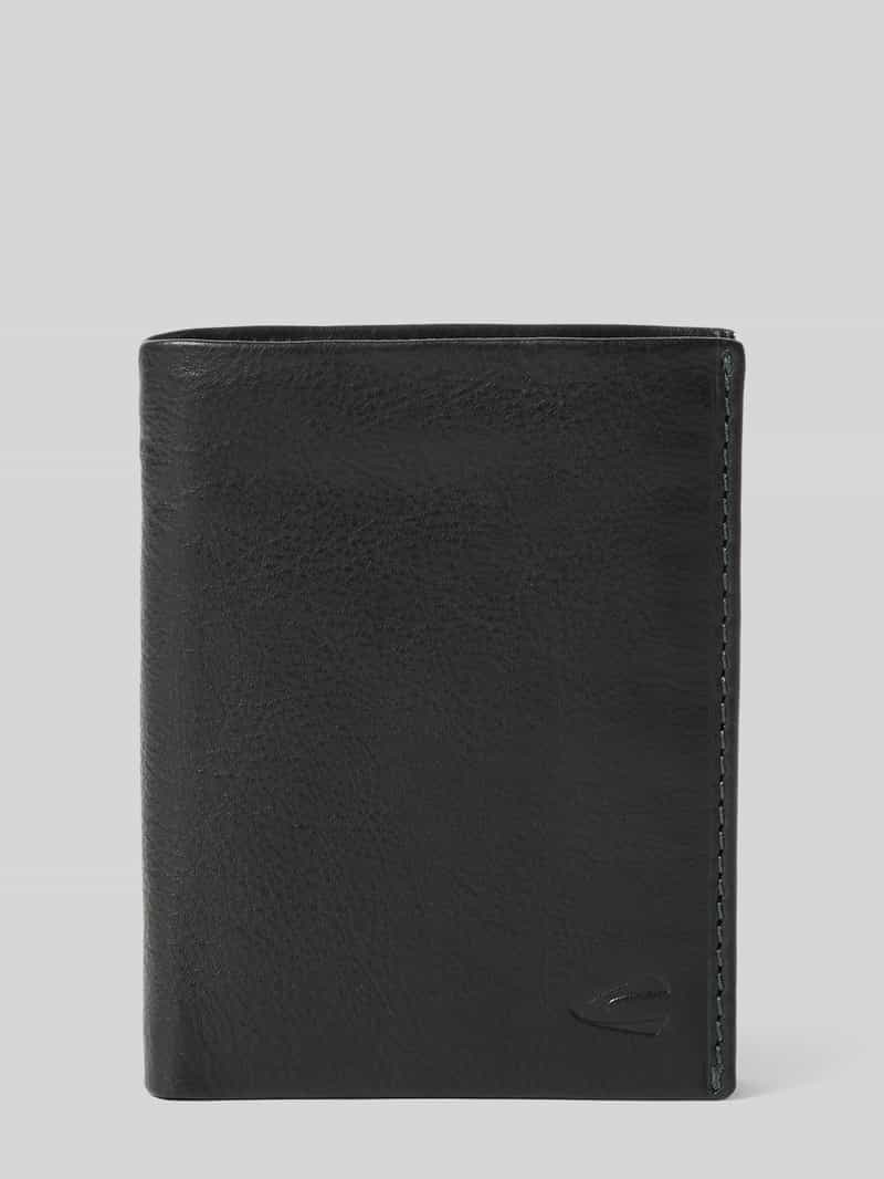 camel active Leren portemonnee met reliëflogo model 'ATLANTA'