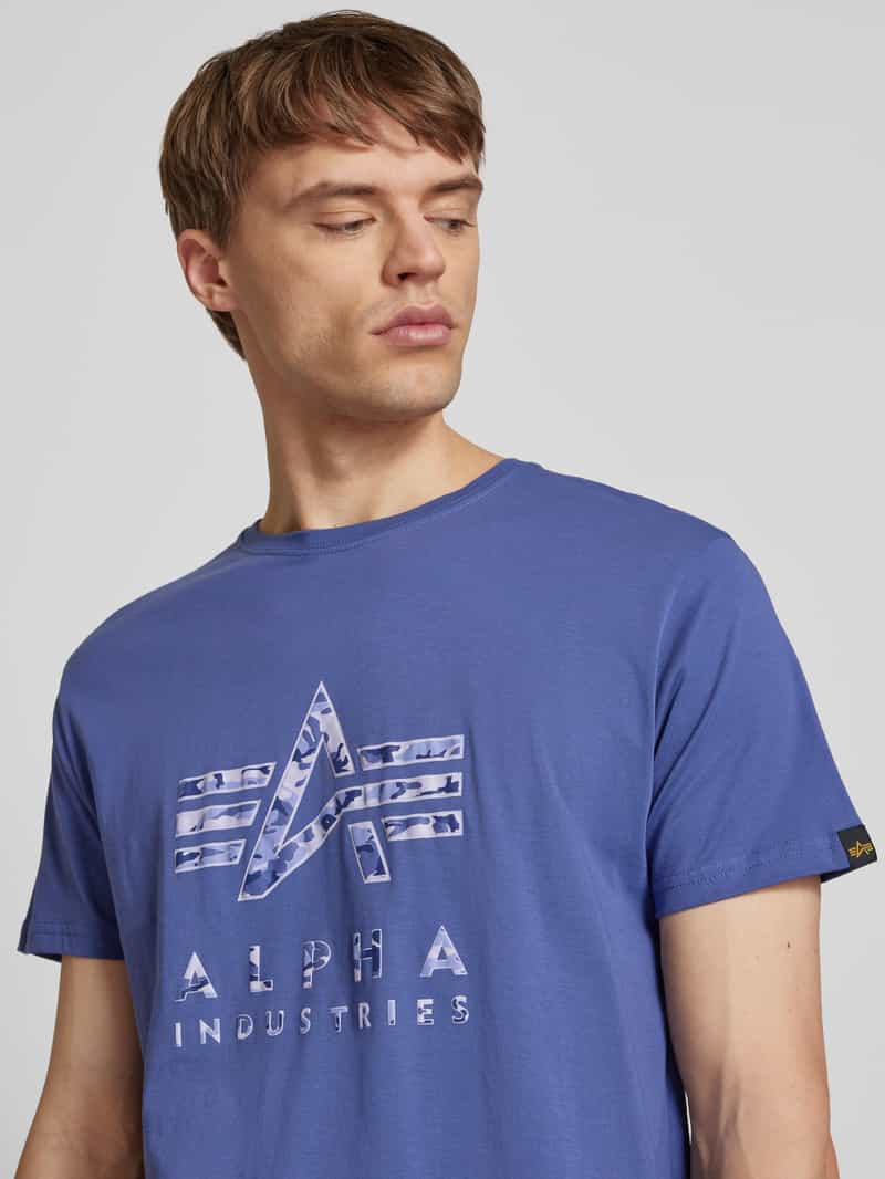 alpha industries T-shirt met labelprint