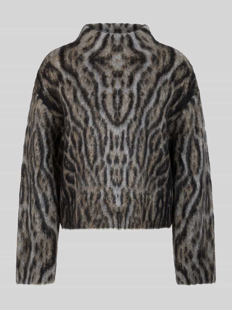 Marc Cain Pullover van mohairwol met uitlopende mouwen