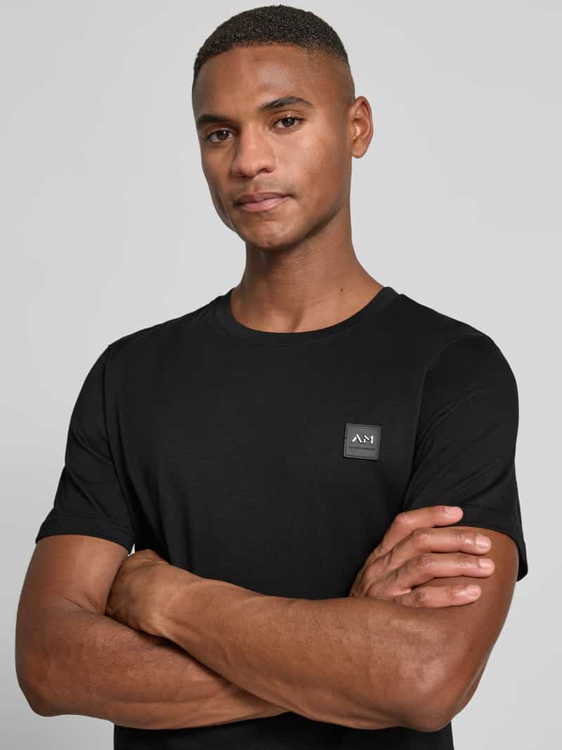 Antony Morato T-shirt met labeldetail