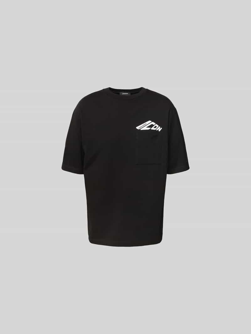 Loose fit t-shirt met ronde hals