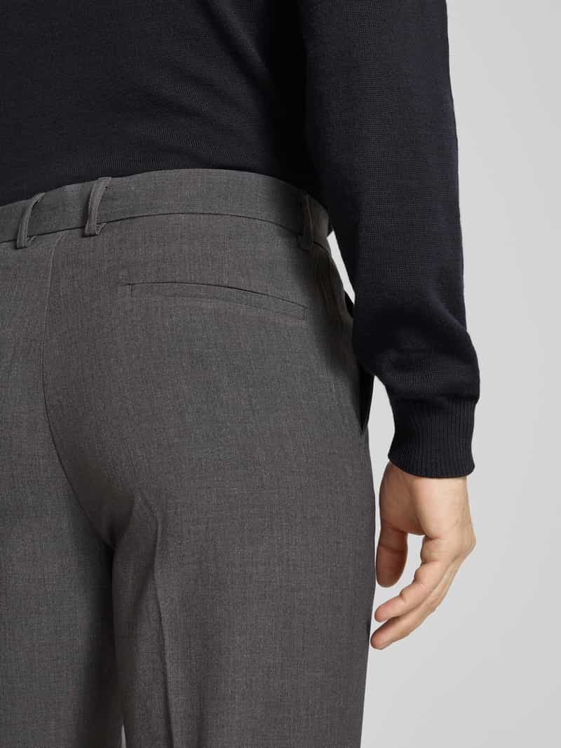 lindbergh Relaxed fit stoffen broek met persplooien