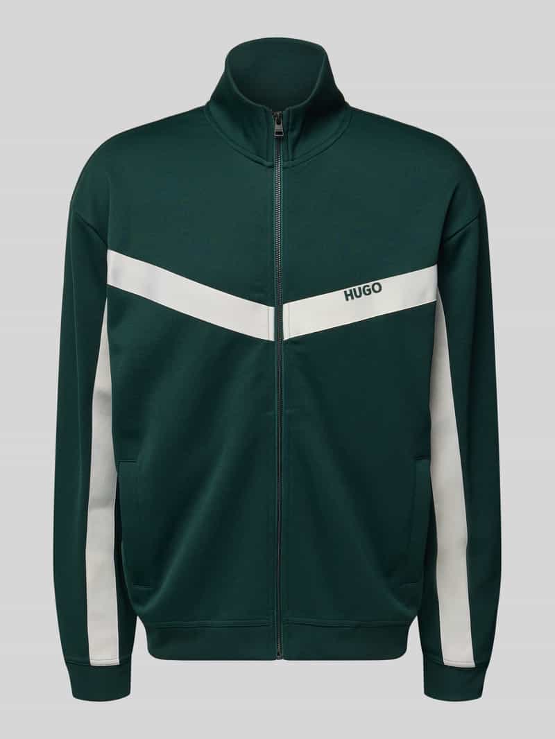 HUGO Regular fit sweatjack met katoen model 'DARTI'