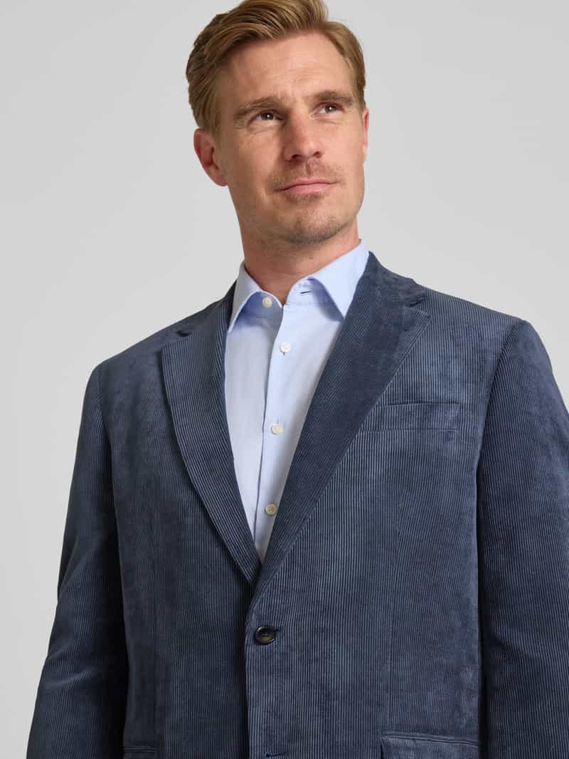 Christian Berg Men Regular fit colbert met reverskraag en klepzakken
