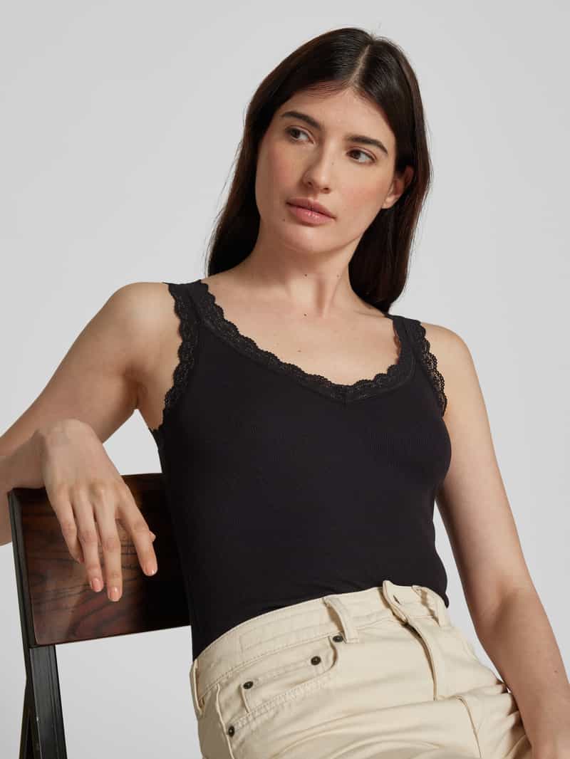 Christian Berg Woman Tanktop met kant