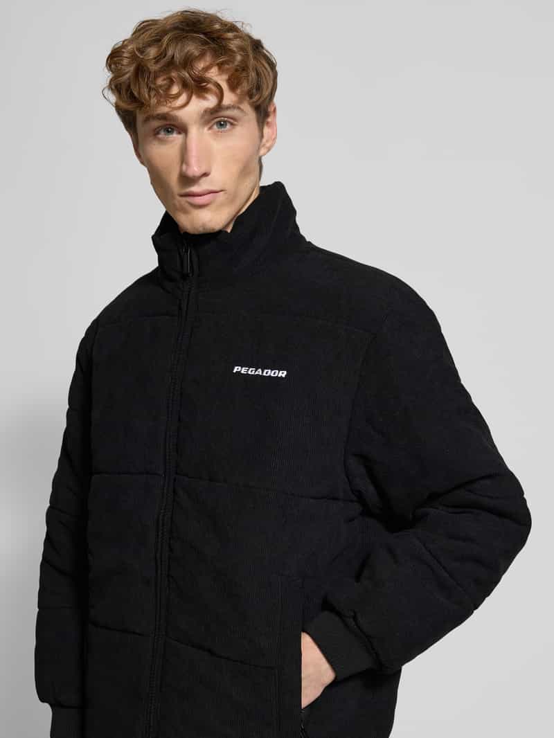 Pegador Gewatteerd jack met opstaande kraag