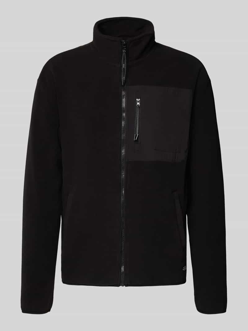 Blend Sweatjack met opstaande kraag