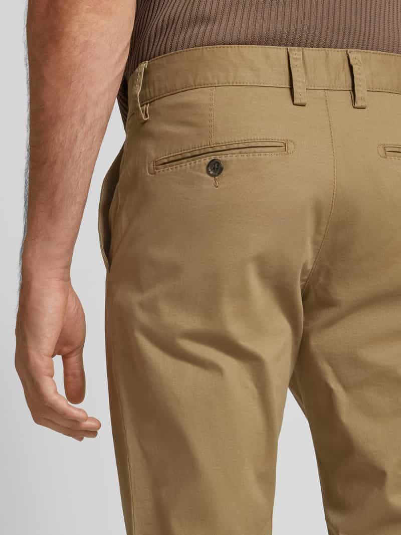 Christian Berg Men Tapered fit chino met achterzakken