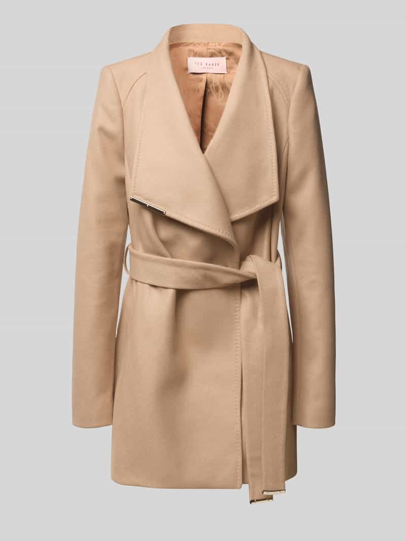 Ted Baker Lange jas met kasjmier model 'ROSESS'