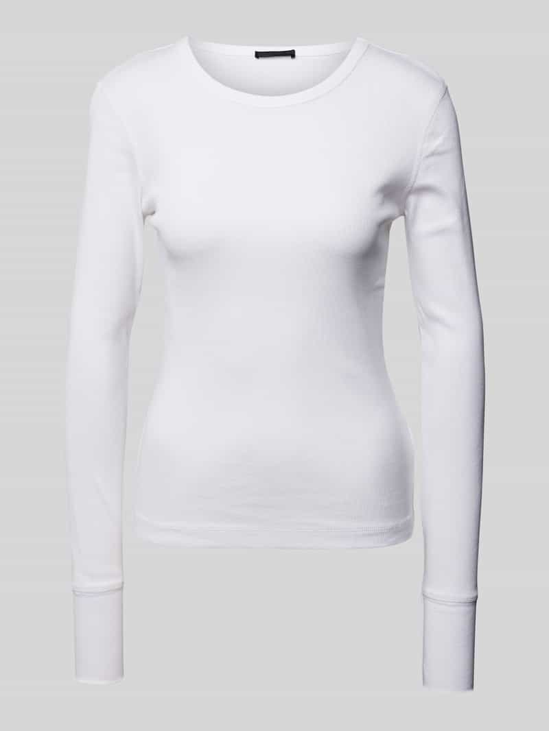 drykorn Shirt met lange mouwen en ronde hals model 'NURIT'