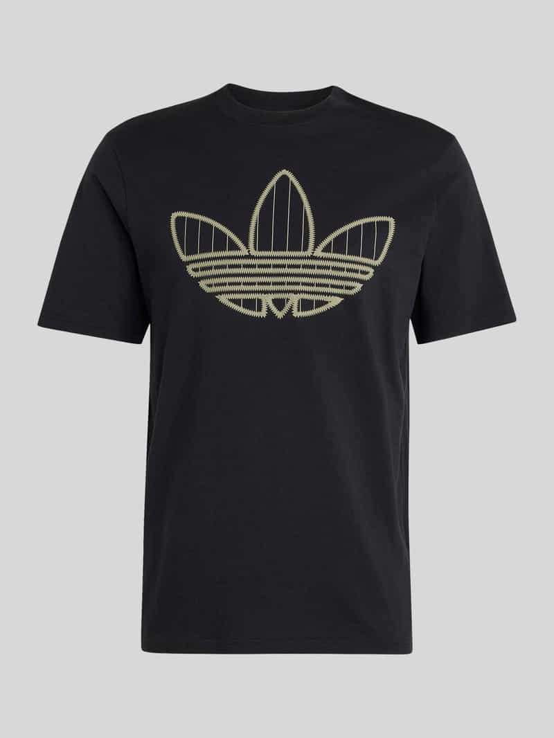 Regular fit t-shirt van puur katoen model 'TREFOIL INFILL'