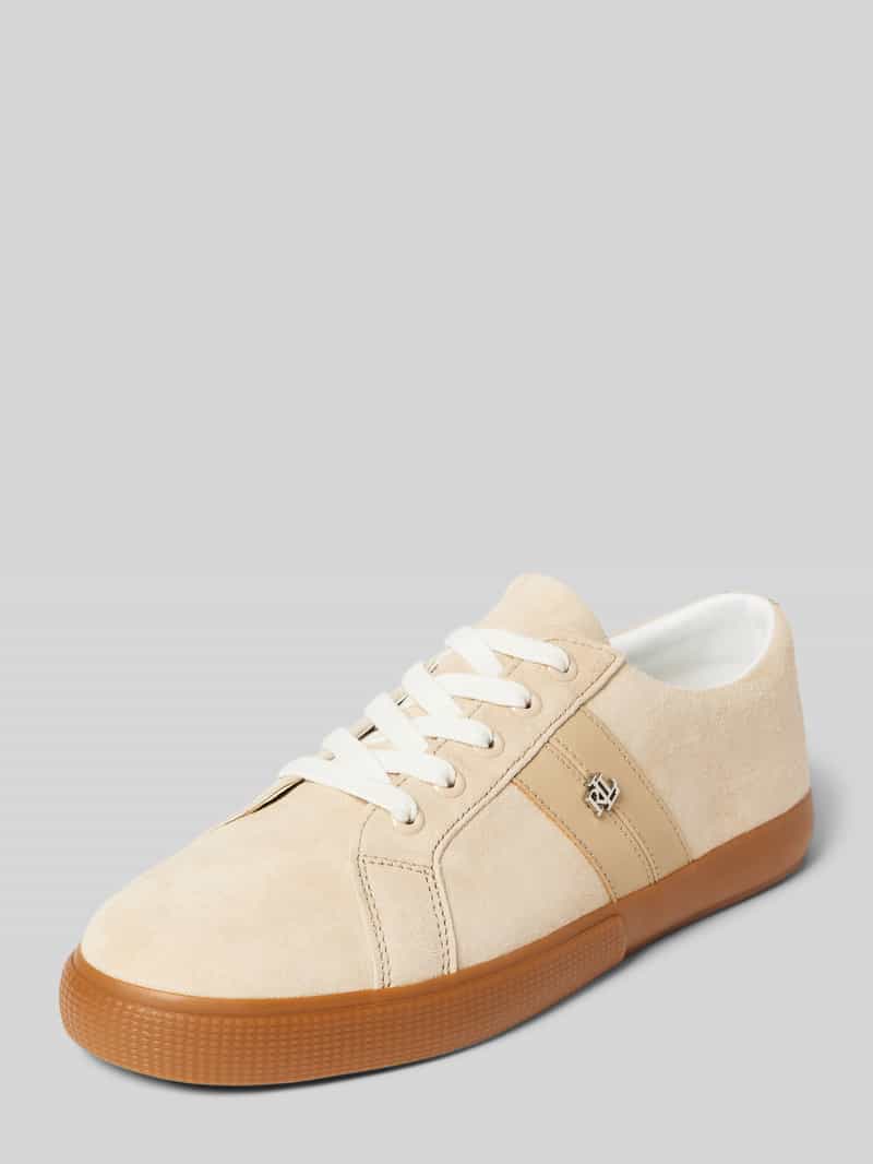 Lauren Ralph Lauren Sneakers met logo-applicatie, model 'Adrienne'