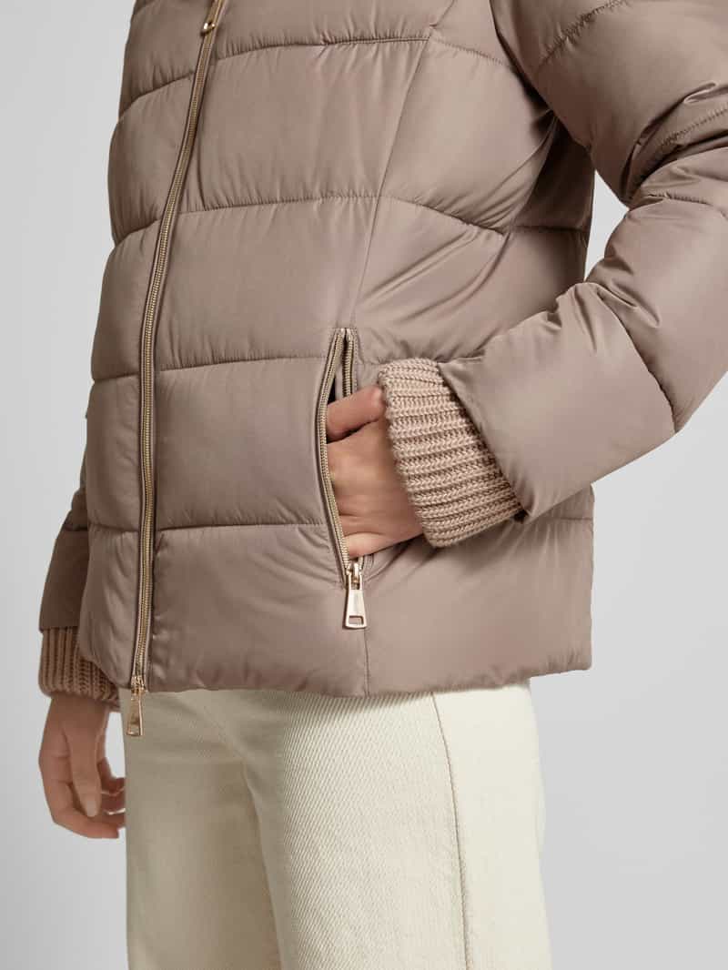 WHITE LABEL Gewatteerd jack met opstaande kraag