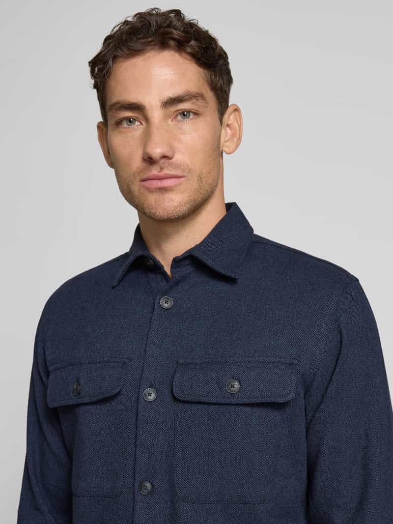 JACK & JONES Premium Regular fit vrijetijdsoverhemd met kentkraag model 'RAYLE'