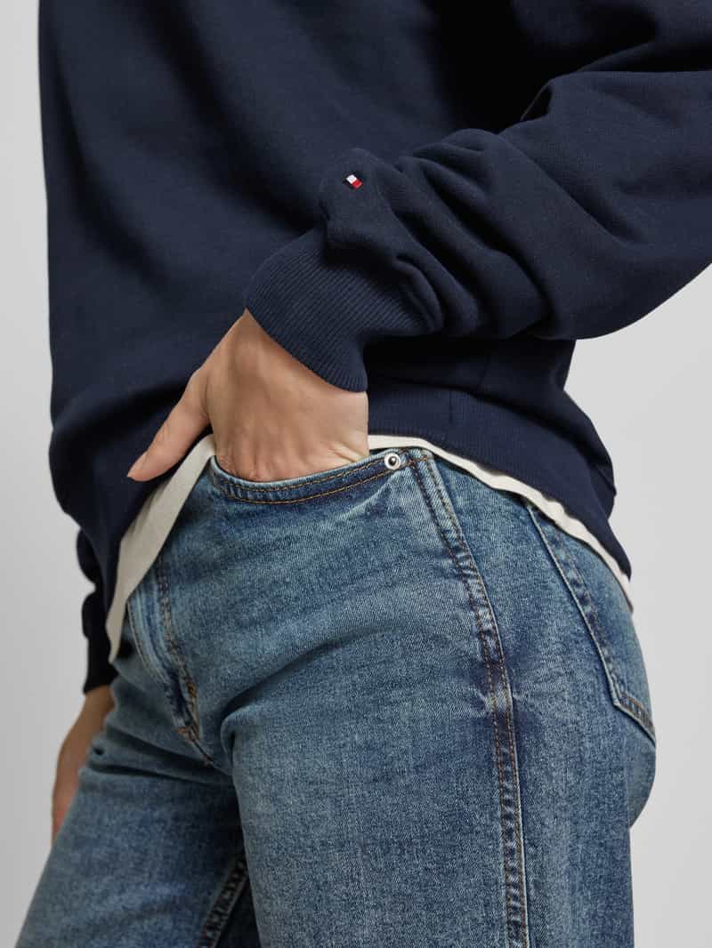Tommy Hilfiger Sweatshirt met labelstitching model 'SCRIPT'