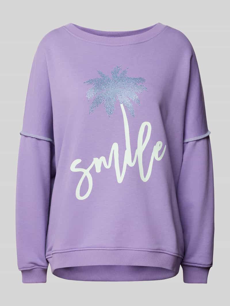 miss goodlife Oversized sweatshirt met ribboorden