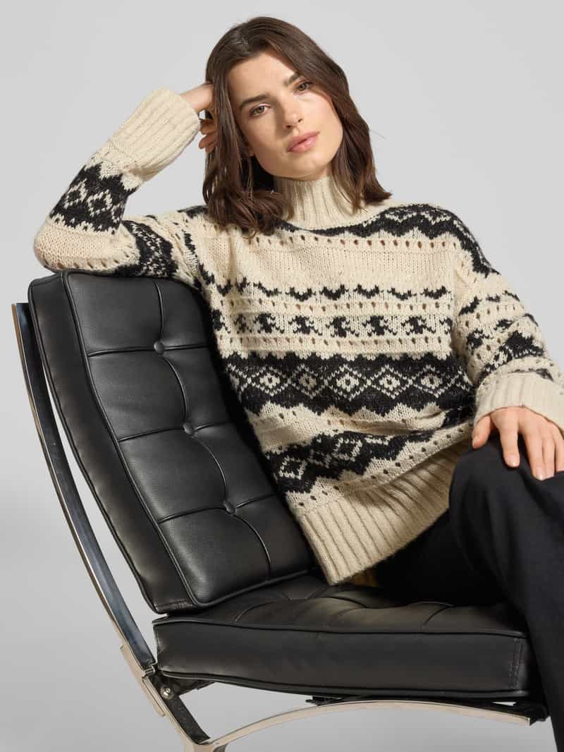 Vero Moda Regular fit gebreide pullover met ronde hals model 'AMPLE'