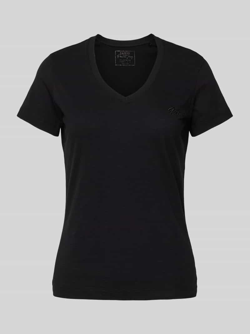 Guess T-shirt met labelstitching