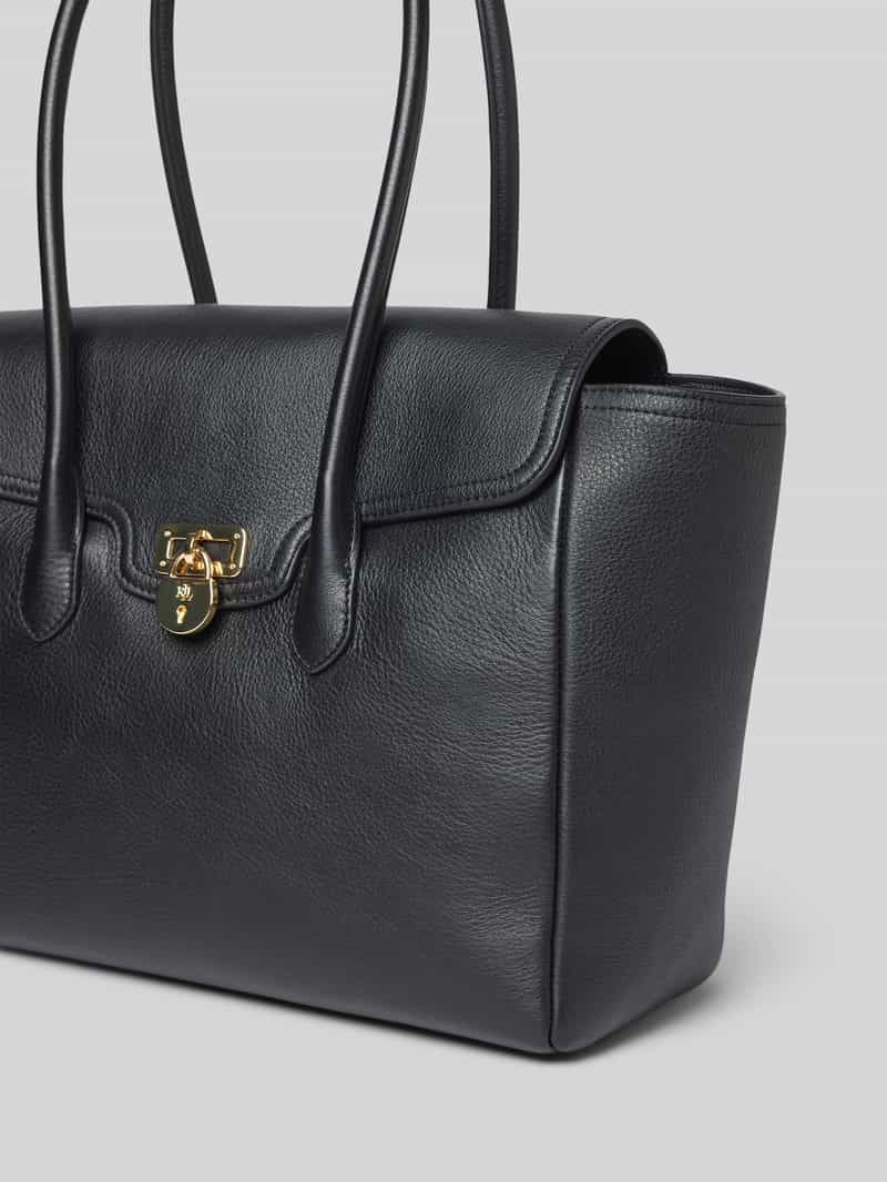 Lauren Ralph Lauren Leren handtas met labelhanger