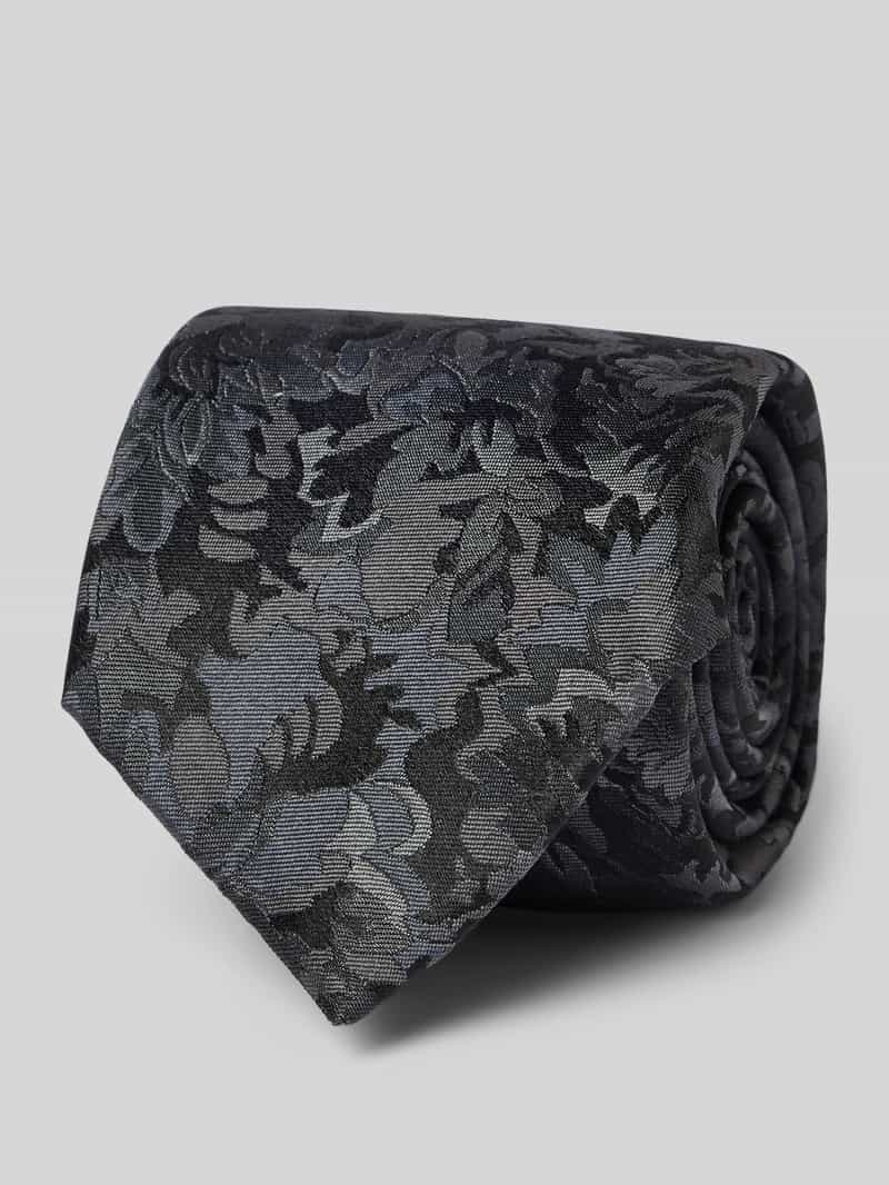 JOOP! Collection Zijden stropdas met structuurmotief