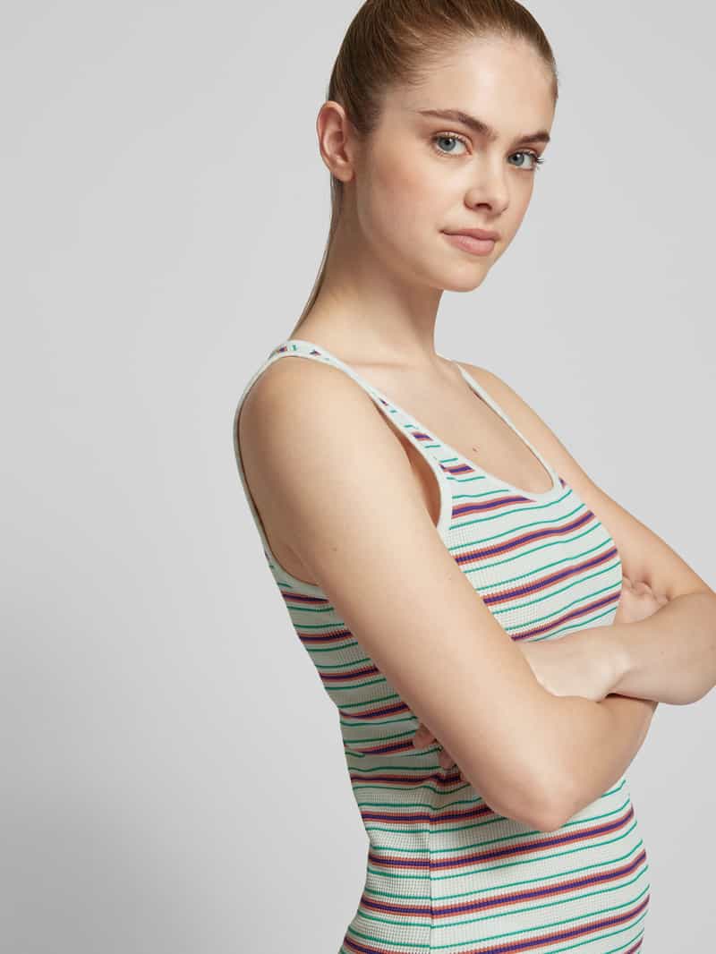 Tom Tailor Denim Midi-jurk met ronde hals