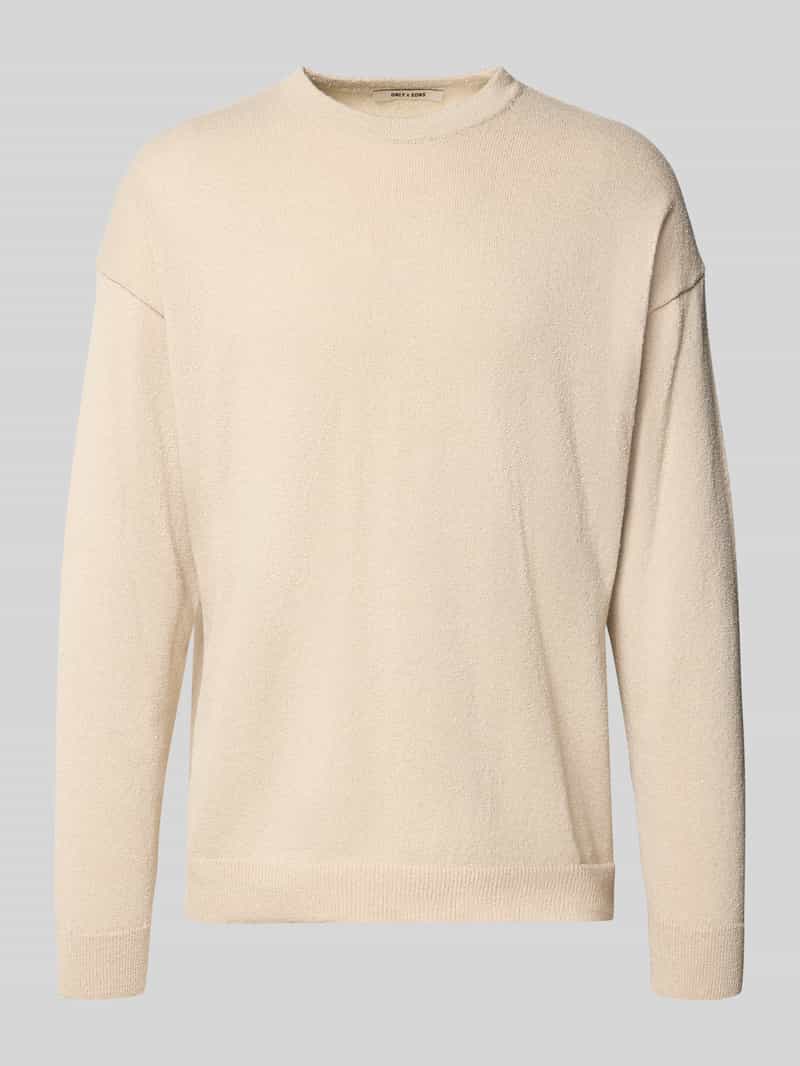 Only & Sons Regular fit gebreide pullover met katoen model 'JOB'
