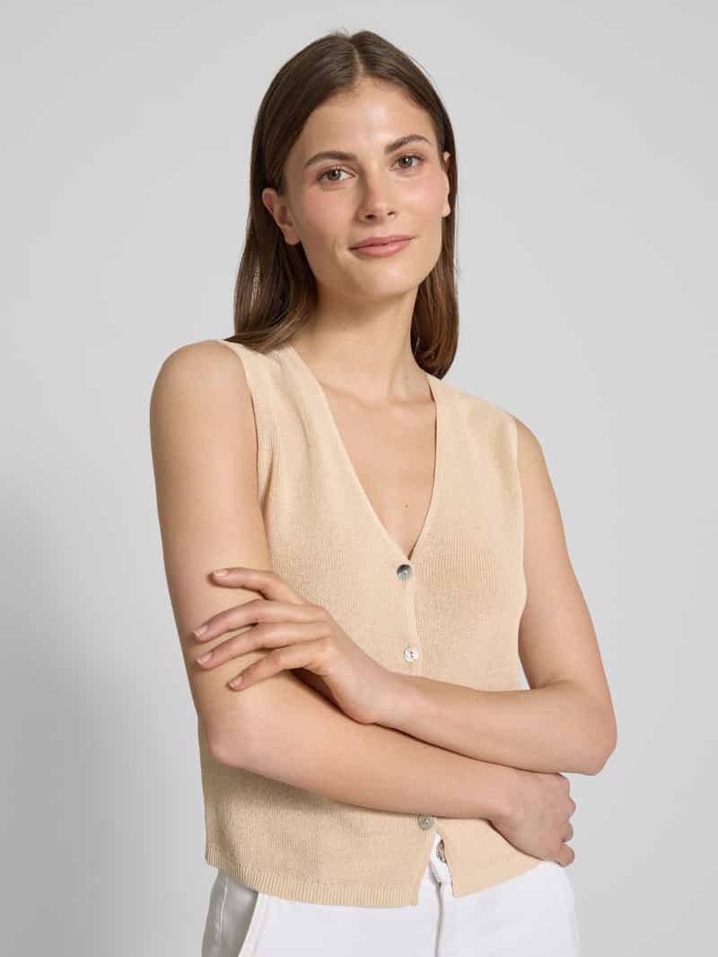 Christian Berg Woman Selection Gebreid gilet met V-hals