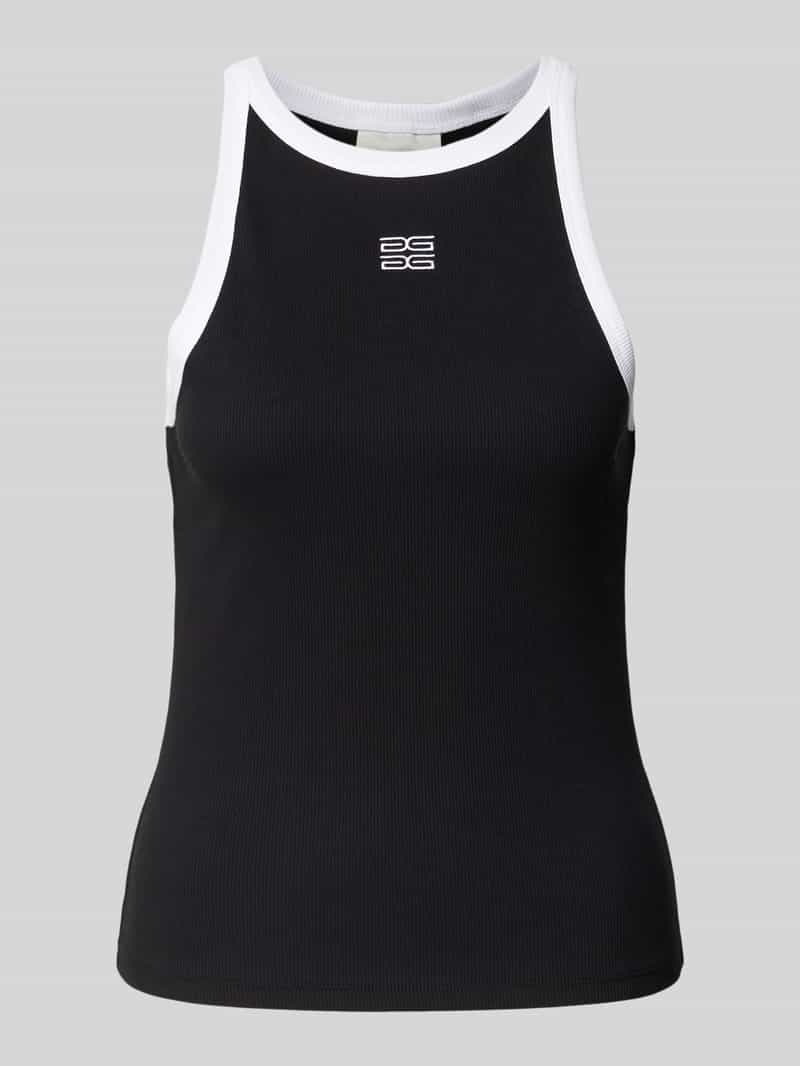 Gestuz Tanktop met labelstitching model 'drew'