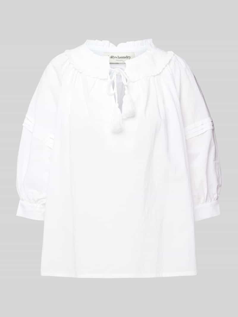 LOLLYS LAUNDRY Relaxed fit blouse met 3 4-mouwen model 'Alvi'