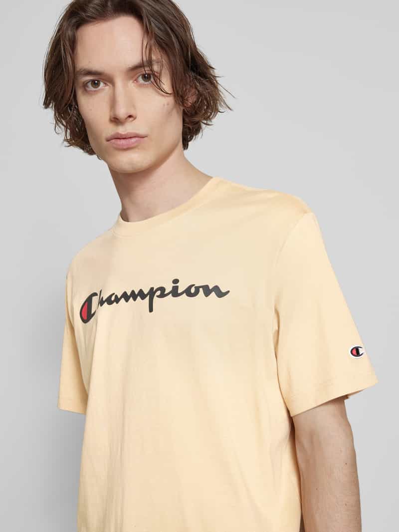 Champion T-shirt met labelprint