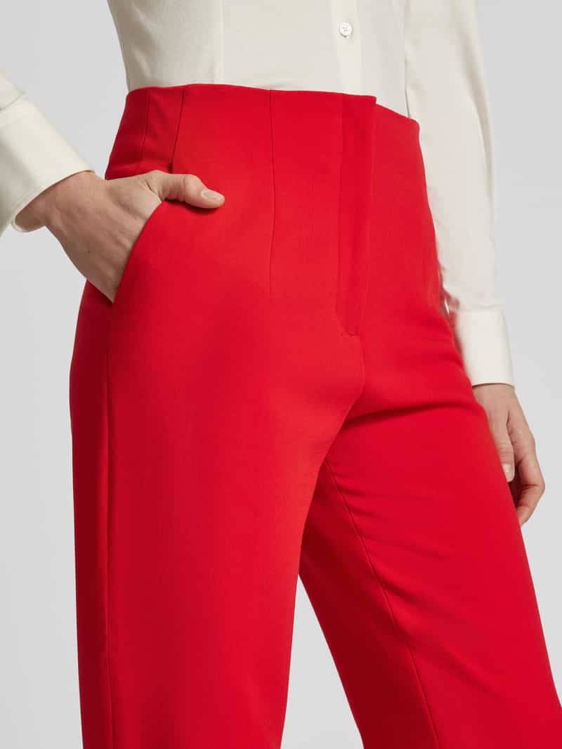 Christian Berg Woman Selection Slim fit stoffen broek met knoop- haakjes- en ritssluiting