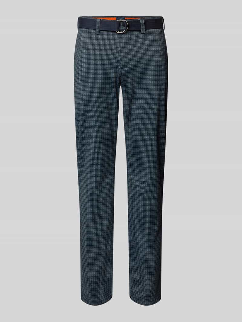 MCNEAL Slim fit broek met riem