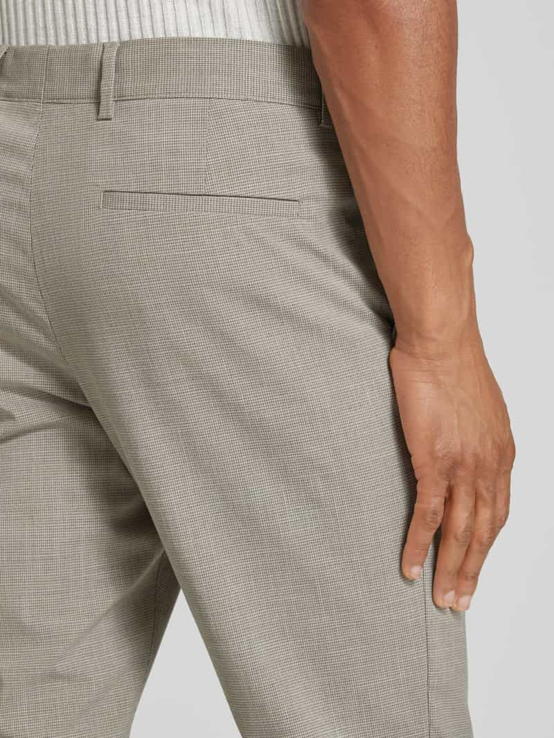 Selected Homme Fijn gestructureerde slim fit pantalon model 'ROBERT'