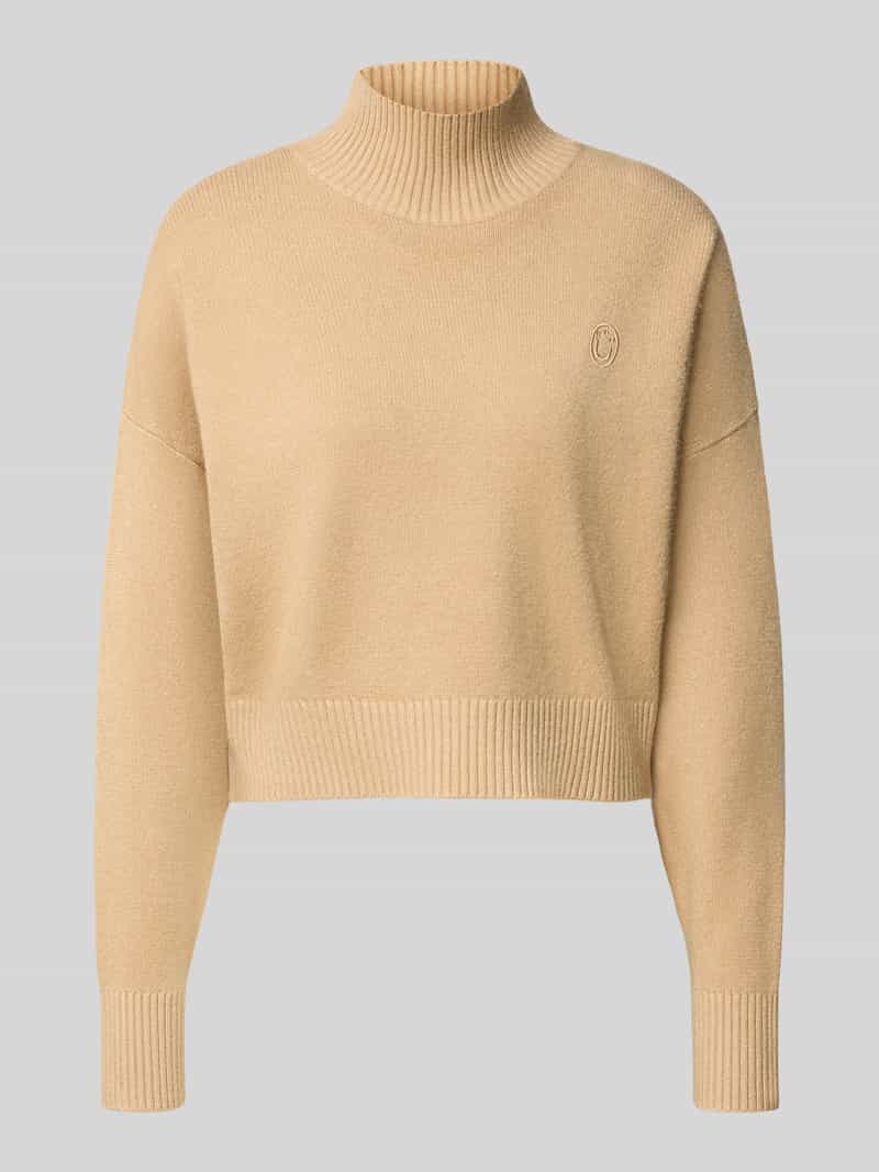 Hugo Blue Oversized fit coltrui van viscosemix model 'SESTY'