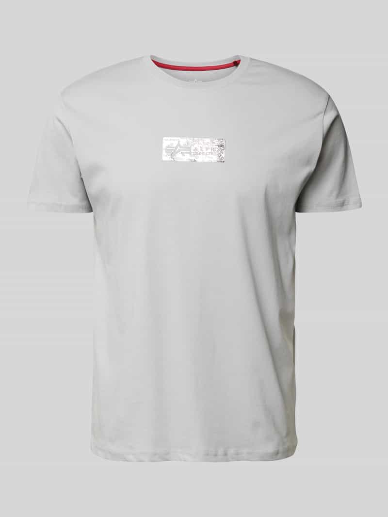 alpha industries T-shirt met labelprint