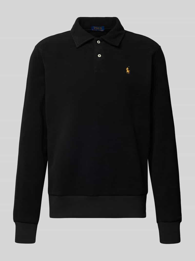 Polo Ralph Lauren Fleecepullover met labelstitching model 'MAGIC POLY FLEECE'