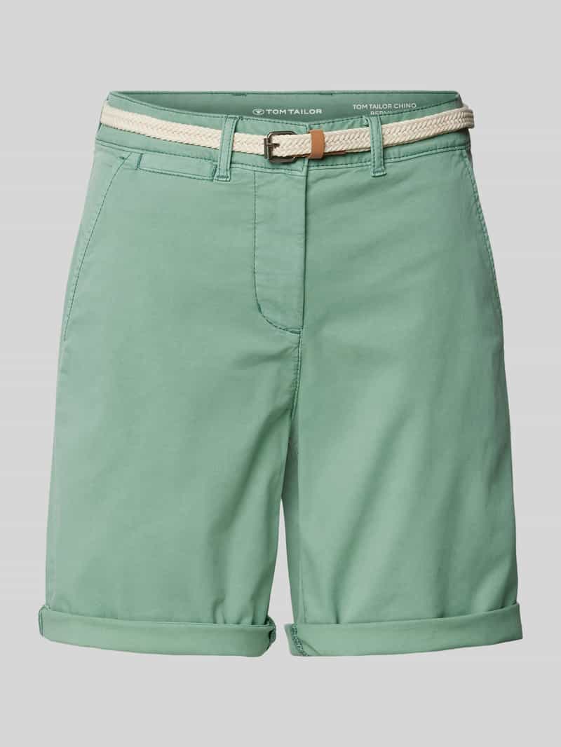 Tom Tailor Regular fit korte chino van katoenmix