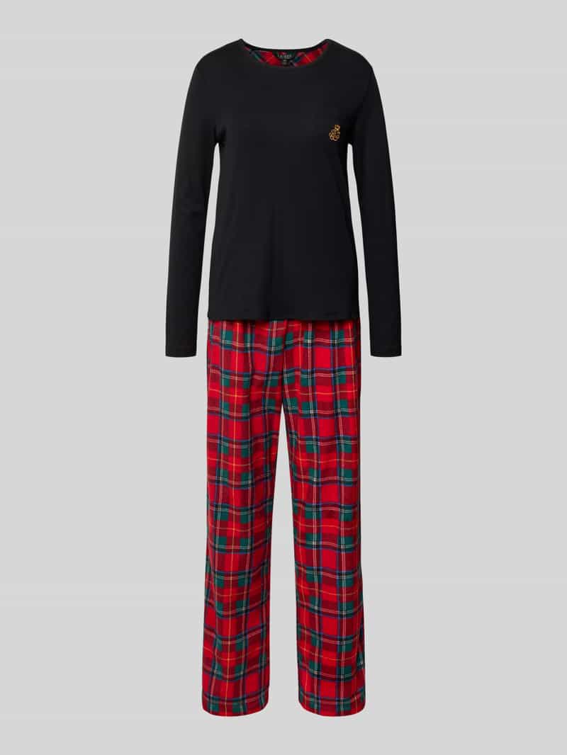 Lauren Ralph Lauren Regular fit pyjama met borstzak