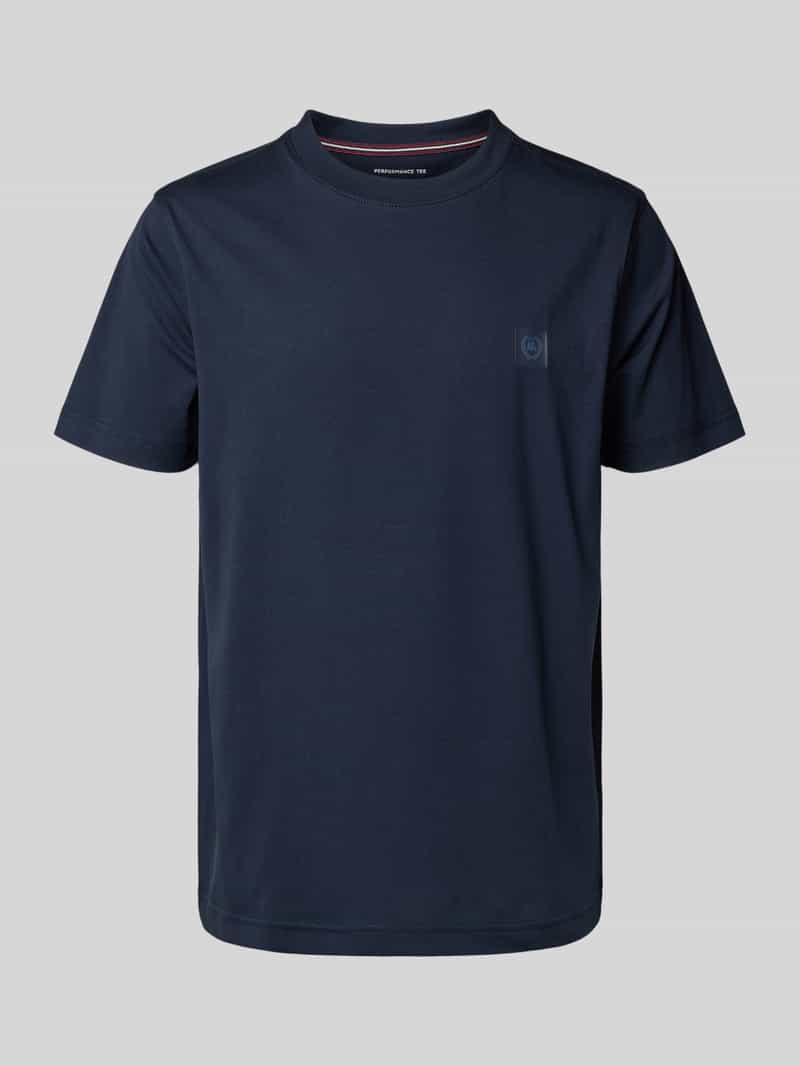 Lerros T-shirt met geborduurd logo