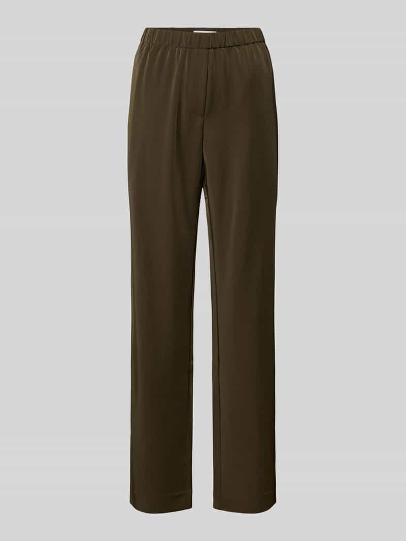 Samsøe Straight fit broek met elastische band model 'HOYS'